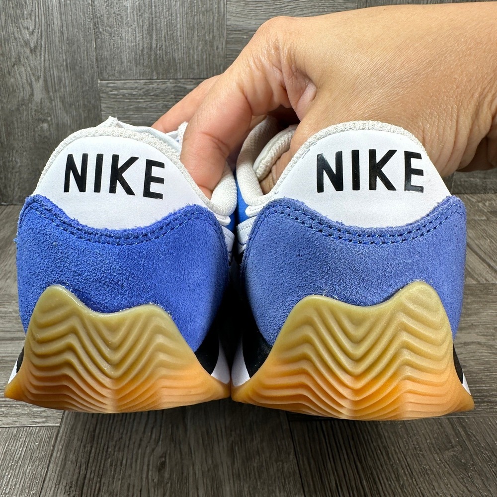 Nike Pacific Sneakers Women 6 Blue Nylon Suede Gum Sole Retro NEW HM4771-401 - Picture 6 of 8